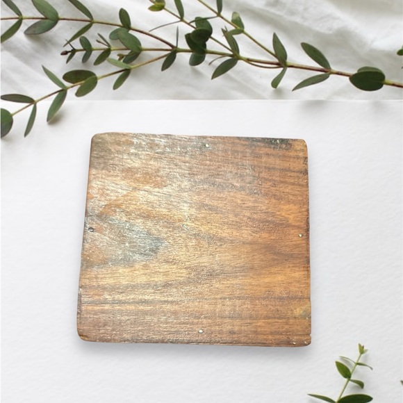 🌻Vintage Handmade Wooden Floral Hinged Trinket Jewelry Boxes (Bundle of 2) - Picture 6 of 12